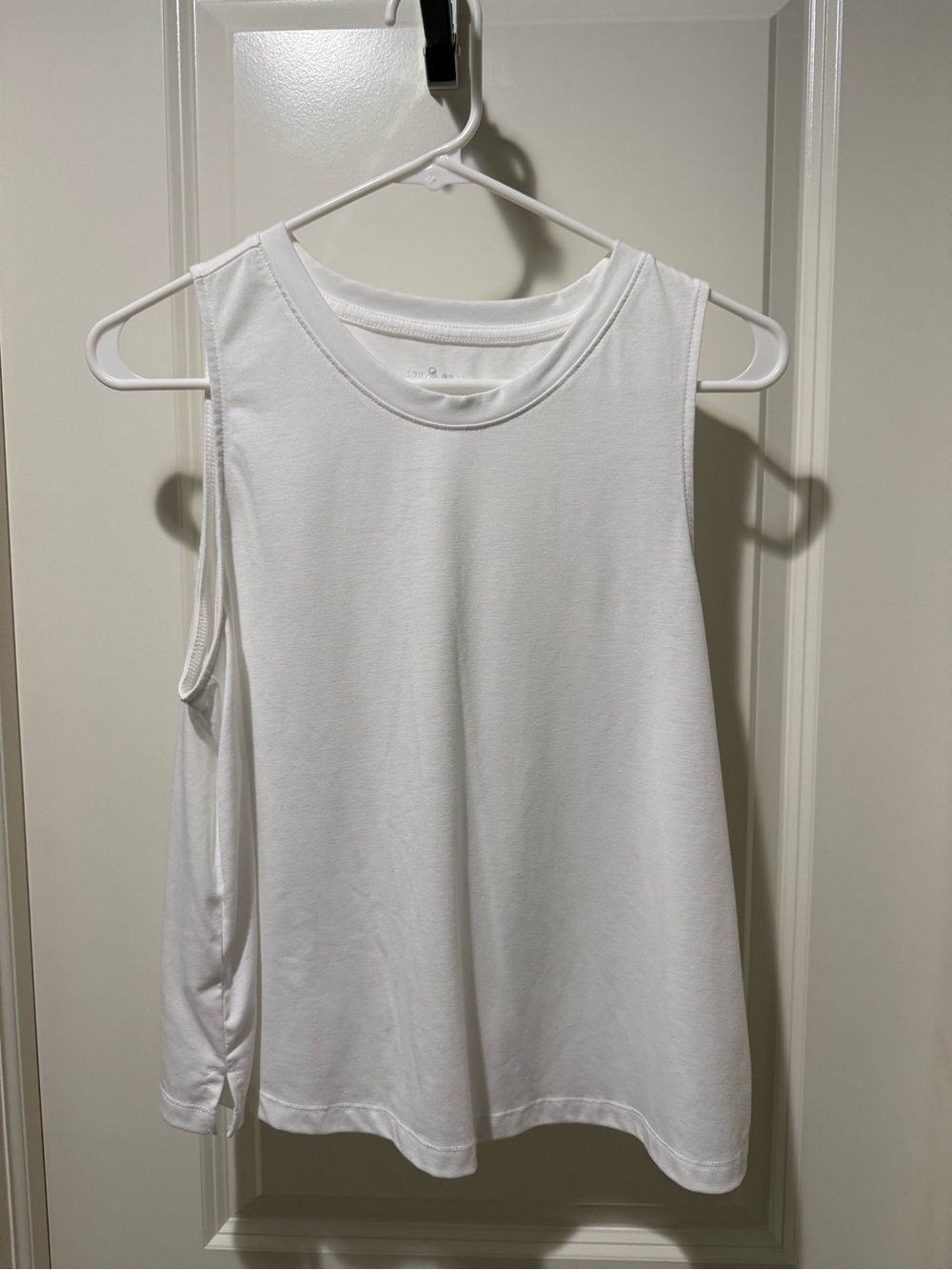 Lou & Grey Women's White Sleeveless Tank Top - Lightweight Everyday Essentials